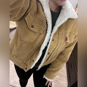 Levi’s corduroy Sherpa jacket